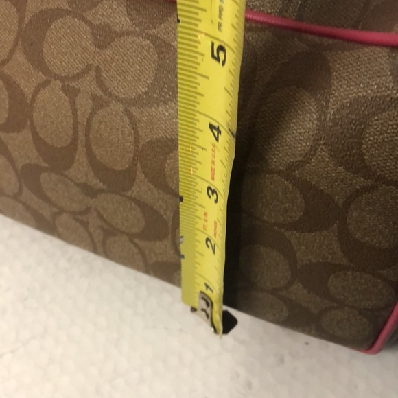 Coach #57842 Signature Drawnstring Carryall Shoulder Bag - Picture 11 of 13